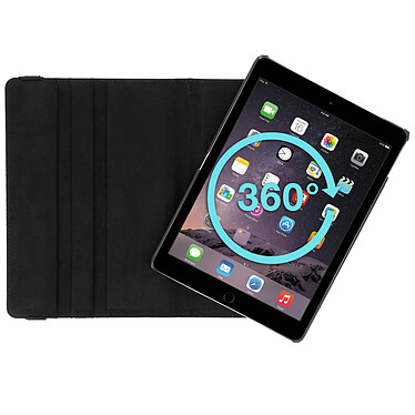 Avis Avizar Housse Etui Folio Rotatif Apple iPad Pro 9.7, iPad Air 2 - Noir