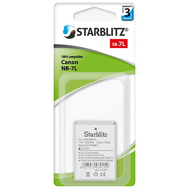 STARBLITZ Batterie Compatible avec CANON NB-7L