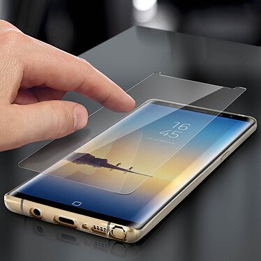 Avis Avizar Pack Protection Galaxy Note 8 Coque silicone transparente + film verre trempé
