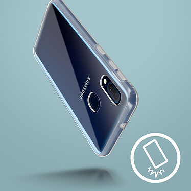 Avizar Coque Samsung Galaxy A20e Protection Arrière Rigide Avant Tactile transparent pas cher