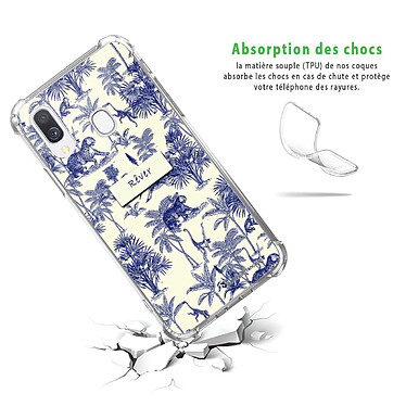 Avis LaCoqueFrançaise Coque Samsung Galaxy A20e Silicone antichocs Solides coins renforcés  transparente Motif Botanic Rêve