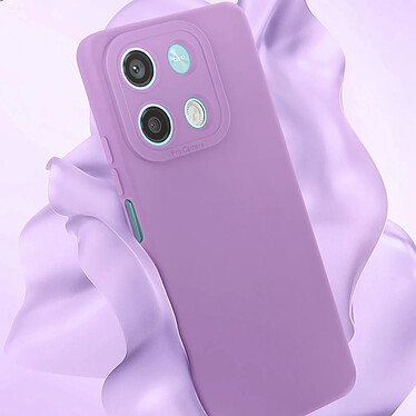 Avizar Coque pour Xiaomi Redmi Note 13 5G Silicone Protection Caméra Violet pas cher