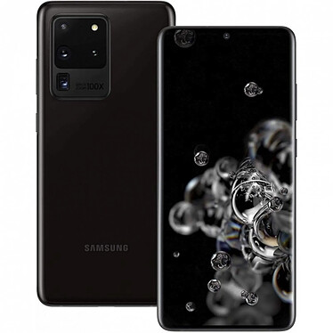 Samsung Galaxy S20 Ultra 5G Dual Sim 128 Go - Noir - Débloqué · Reconditionné