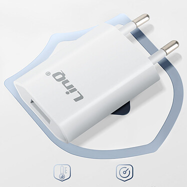 Avis LinQ Chargeur Secteur USB 1A avec Câble USB vers Lightning Longueur 1.2m Blanc