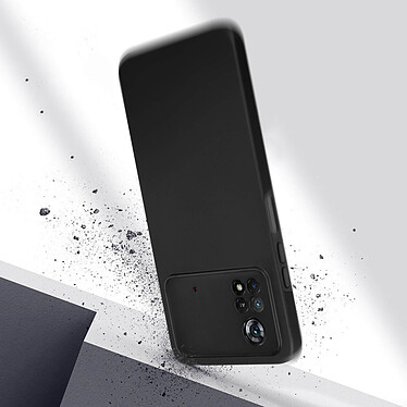 Avis Avizar Coque pour Xiaomi Poco X4 Pro 5G Intégrale Arrière Rigide Transparent et Avant Souple  noir