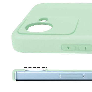 Acheter Avizar Coque pour Realme C30 Silicone Semi-rigide Finition Soft-touch  vert