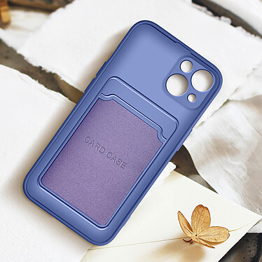 Acheter Forcell Coque pour iPhone 13 Silicone Souple Porte-carte Fine Légère  Violet