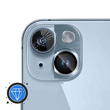 Acheter Avizar Film Caméra pour iPhone 14 et 14 Plus Verre Trempé + Alliage d'Aluminium  Bleu Sierra