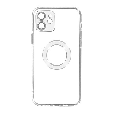 Avizar Coque iPhone 12 Silicone Bloc Caméra Couvert  Transparent
