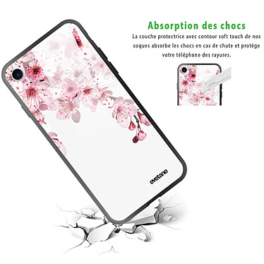 Avis Evetane Coque iPhone 7/8/ iPhone SE 2020/ 2022 Coque Soft Touch Glossy Cerisier Design