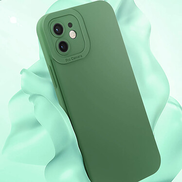 Acheter Avizar Coque pour iPhone 12 Silicone Mat Protection Caméra Vert