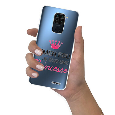 Evetane Coque Xiaomi Redmi Note 9 360 intégrale transparente Motif Je suis une princesse Tendance pas cher