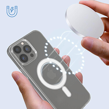 Avis Avizar Coque MagSafe iPhone 13 Pro Antichoc avec Cercle magnétique Transparent