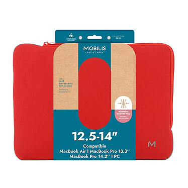 Avis Mobilis - 049019 - Skin pour ordinateur portable 12.5-14'' - Red and Grey