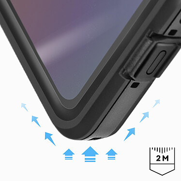 Avis Redpepper Coque Étanche IP68 pour Samsung Galaxy A54 5G Protection Intégrale Anti-chutes 2m  Contour Noir