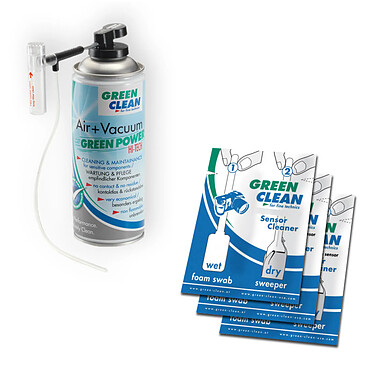 GREENCLEAN SC6200 Kit de nettoyage Mini Vacuum (400ml + swabs) pour petit capteur