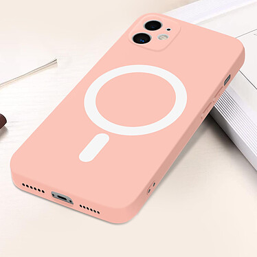 Avis Avizar Coque MagSafe pour iPhone 11 Soft Touch Finition Mate Bords Surélevés Antichoc  Rose