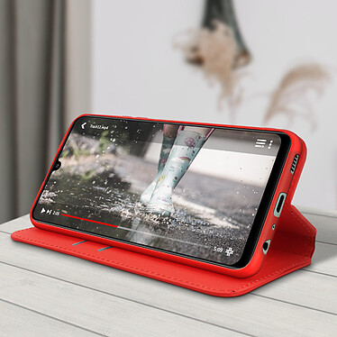 Acheter Avizar Housse Samsung Galaxy A22 Portefeuille Fonction Support Vidéo rouge