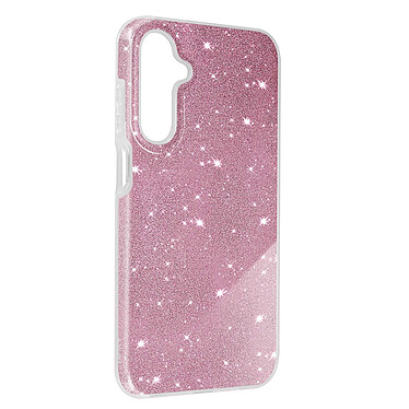 Avizar Coque pour Samsung Galaxy A25 5G Paillette Silicone Semi rigide Fin Rose