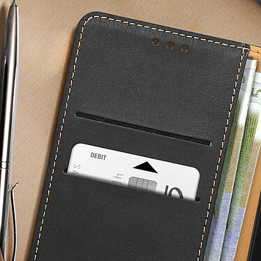 Acheter Avizar Etui pour Samsung S23 FE Portefeuille Support vidéo Rabat magnétique Noir