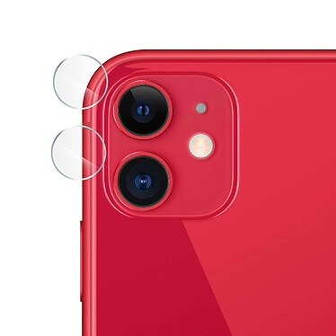 Avizar 2x Films Protection Caméra Apple iPhone 11 Verre Trempé Anti-trace Transparent