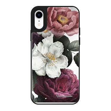 LaCoqueFrançaise Coque iPhone XR miroir Fleurs roses Design