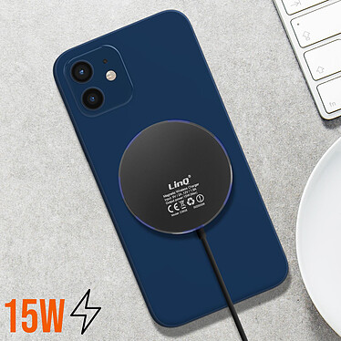 Avis LinQ Chargeur MagSafe iPhone Puissance 15W Charge rapide Indicateurs LED  Noir