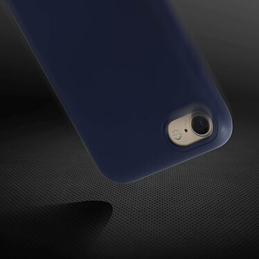 Acheter Avizar Coque iPhone SE 2022 / 2020 et 8 / 7 Silicone Semi-rigide Soft Touch bleu nuit