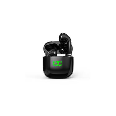 Blaupunkt - Ecouteurs Bluetooth sans fil avec boîtier, écran LED avec affichage d'autonomie Blaupunkt - BLP4899-133 - Noir Argent