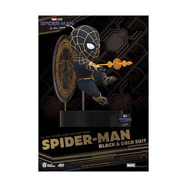 Acheter Spider-Man: No Way Home - Figurine Egg Attack Spider-Man Black & Gold Suit 18 cm