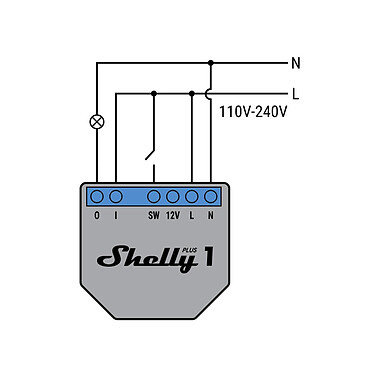Acheter Shelly - Micromodule Wifi interrupteur 16A - Shelly Plus 1 - Shelly