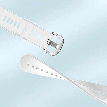 Acheter Avizar Bracelet pour Honor Magic Watch 2 46mm Silicone Texturé Blanc
