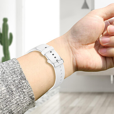 Acheter Avizar Bracelet pour Huawei Watch 3 Pro Silicone Souple Blanc