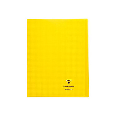 Acheter CLAIREFONTAINE Cahier protège-cahier Koverbook Piqué Polypro 24x32 cm 160 P Q 5x5 Coloris Aléatoire