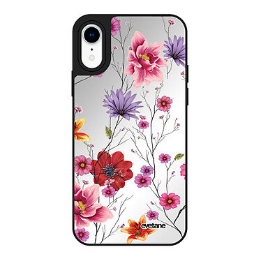 Evetane Coque iPhone XR miroir Fleurs Multicolores Design