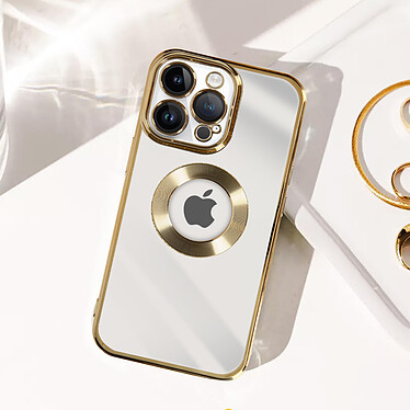 Avizar Coque pour iPhone 14 Pro Max Paillette Amovible Silicone Gel  Or pas cher