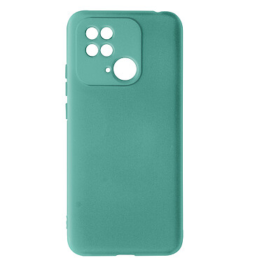 Avizar Coque pour Xiaomi Redmi 10C Silicone Semi-rigide Finition Soft-touch Fine turquoise