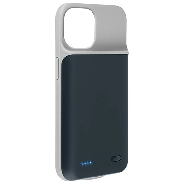 Avizar Coque pour iPhone 15 Protection 2en1 Batterie 6800mAh Connecteur USB C Bleu Nuit