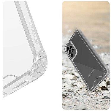 Avis Avizar Coque Antichoc pour Samsung Galaxy A53 5G Dos Rigide Coins Bumpers en silicone Transparente  Collection Pop