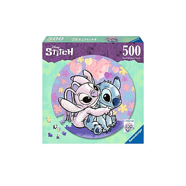 Lilo & Stitch - Puzzle rond Stitch (500 pièces)