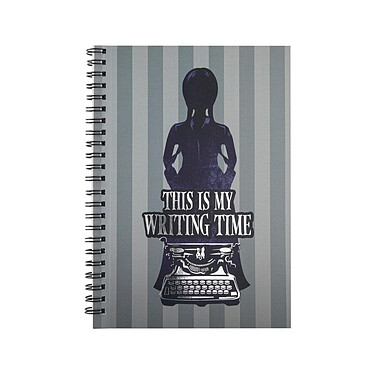 Mercredi - Carnet This Is My Writing Time Purple