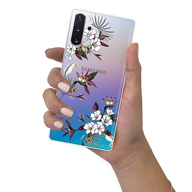 LaCoqueFrançaise Coque Samsung Galaxy Note 10 Plus 360 intégrale transparente Motif Fleurs Sauvages Tendance pas cher