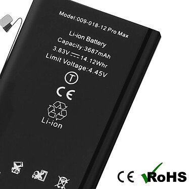 Acheter Clappio Batterie Decode PCB Version pour iPhone 12 Pro Max 3687mAh Noir