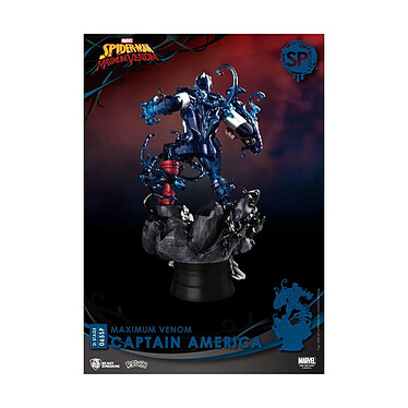 Avis Marvel Comics - Diorama D-Stage Maximum Venom Captain America Special Edition 16 cm