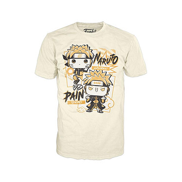 Avis Naruto - Boxed Tee T-Shirt Naruto v Pain - Taille S