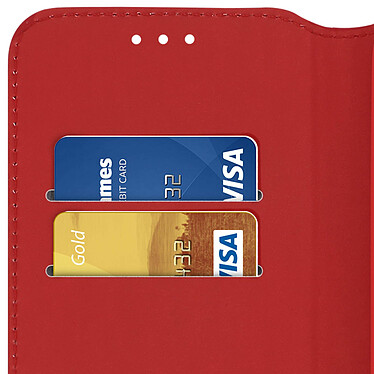 Avizar Housse Huawei P Smart 2019 / Honor 10 Lite Étui Porte-carte Fonction Stand rouge pas cher