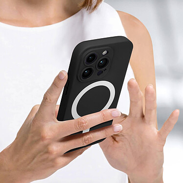 Acheter Avizar Coque pour iPhone 14 Pro Max Compatible Magsafe Protection Semi Rigide Soft-Touch  noir