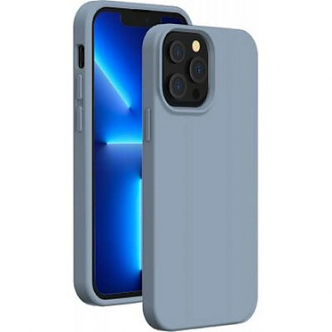 BigBen Connected Coque pour iPhone 13 Pro Max Rigide et Élégante en Silicone Soft Touch Bleu