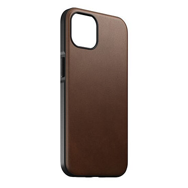 Nomad Coque pour iPhone 13 Cuir Soft-touch Compatible MagSafe Horween Marron