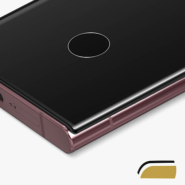 Avis Avizar Film Écran Samsung Galaxy S22 Ultra Verre trempé Enkay Transparent Contour noir